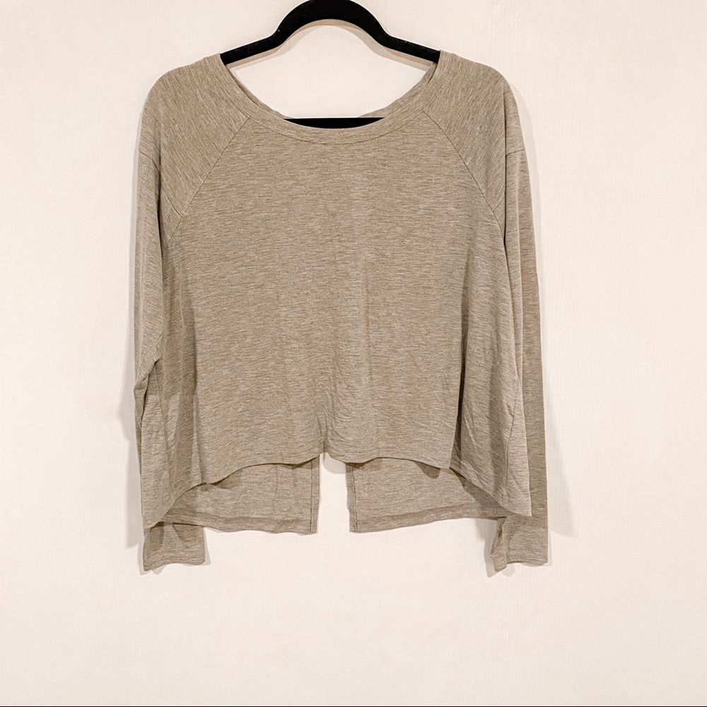 Juicy Couture Open Back Grey Crop Top